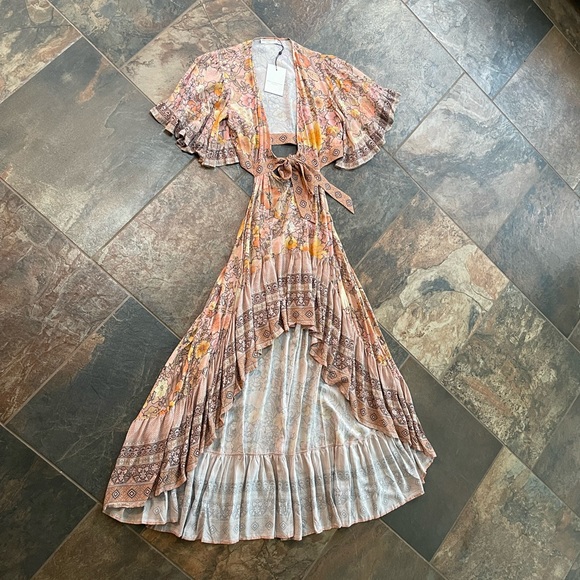 NWT Spell Amethyst Bambi Gown “Blush” Medium - Picture 4 of 12